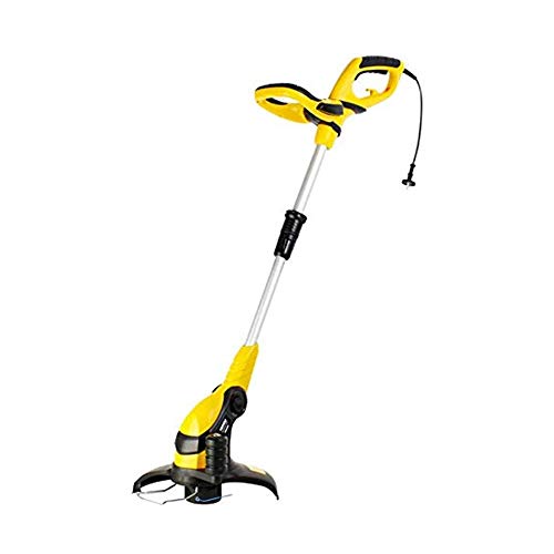 LKNJLL Household Electric Lawn Mower, 550W Yellow Lawnmower + 10M Power Cord Lawn
