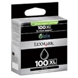 Lexmark 14N1068B 100XL Tintenpatronen Blister mit Security, schwarz
