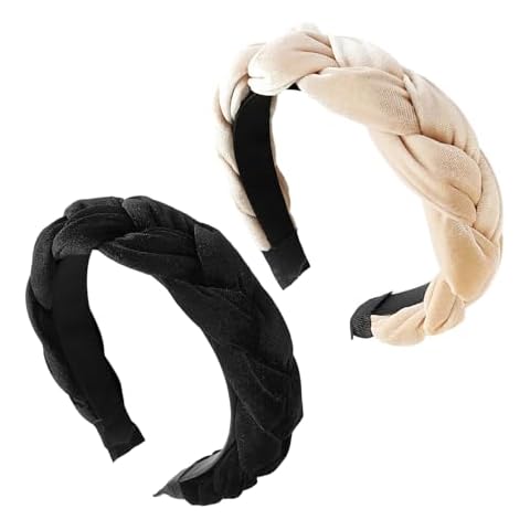 Pack of 2 Velvet Headbands Cover