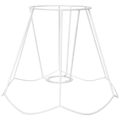 Cadre abat-jour fil de fer Zerodeko 13x24x19 cm structure vintage