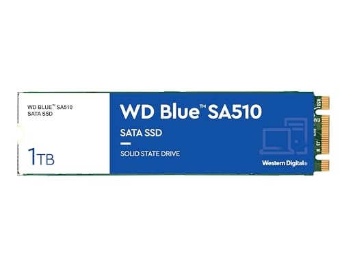 WD Blue SA510 1TB, M.2 SATA SSD, up to 560 MB/s, Includes Acronis True Image for Western Digital Disk & Cloning Migration