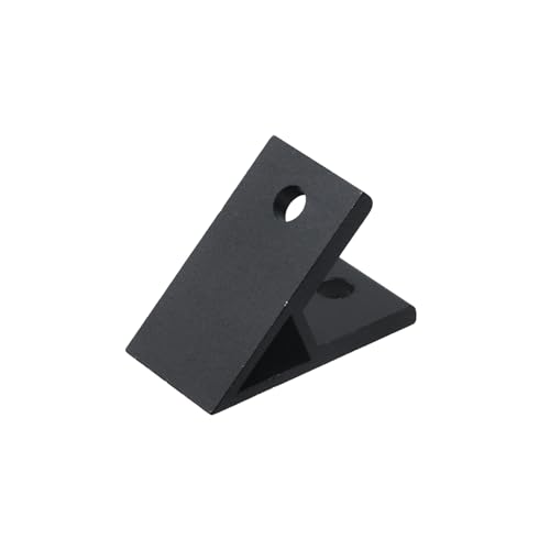Profilés d'extrusion en aluminium Semetall à angle de 45° noir pour assemblages avec vis - 7