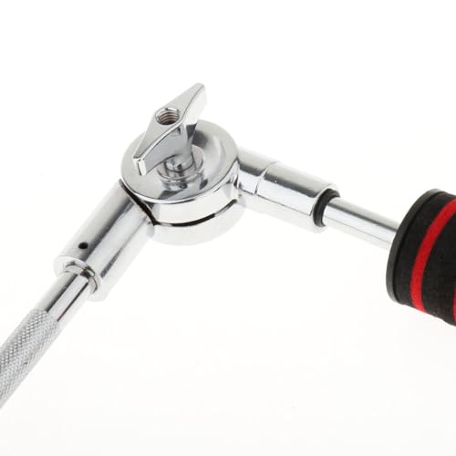 Pince de support batterie et rallonge métallique pour accessoires de percussion - 2