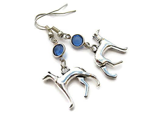 whippet earrings