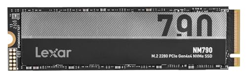 Lexar Lexar SSD PCIe Gen4x4 M.2 NVMe 2280 グラフェン放熱シート搭載 PS5動作確認済み NM790 2TB LNM790X002T-RNNNG の商品画像 1