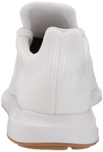 adidas Men's Swift Running Shoe, White/White/Gum, 133