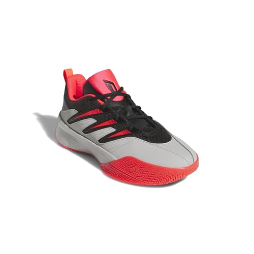 Image of Adidas Unisex Women's Certified 3 Basketball Trainers, Core Black Lucid Red Grey Two, 7