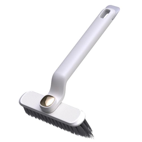 AVZYARDY Tile Joints Dead Angle Crevice Cleaner Brush Bathroom Tile Floor Crevice Brush Multi-Function Hard Bristle Crevice Brush for Cleaning Bathroom Kitchen Tile Floor (1pc White)