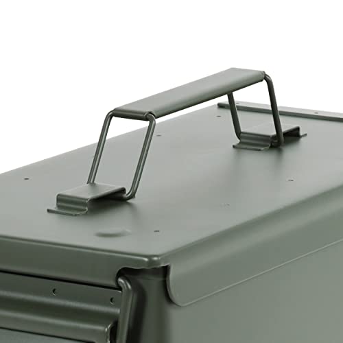 Redneck Convent Ammo Can 50 Cal Solid Steel Military Metal Ammo Box With Airtight Sealed Lid To Protect Ammunition Gear #TOP6