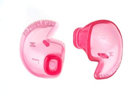 Medical Grade Doc's Pro Ear Plugs - Pink - Non Vented (Small)