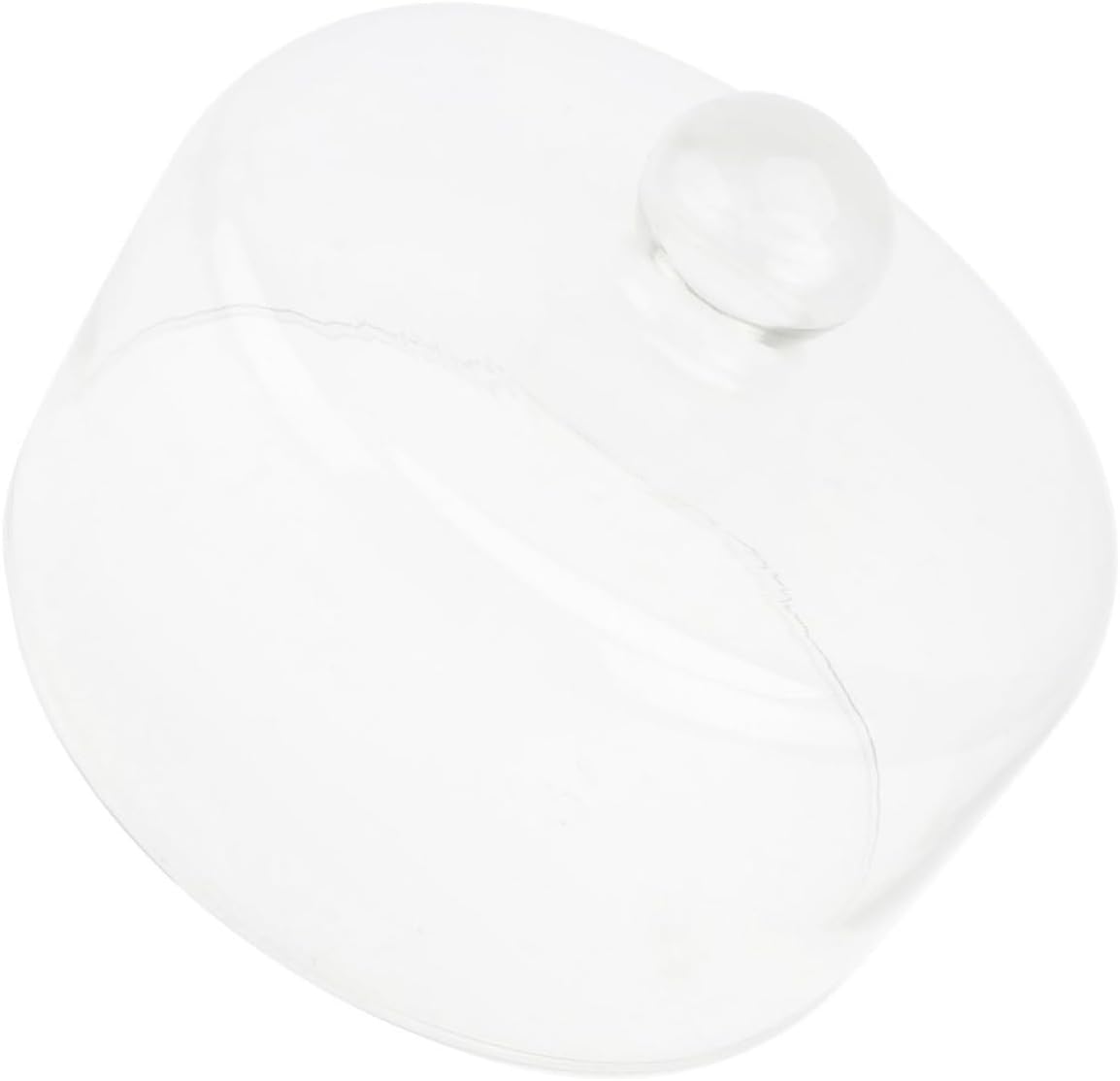 Glass Cake Dome Cover 24cm Food Dome Protective Dessert Cover Dustproof for Kitchen and Party Serving –