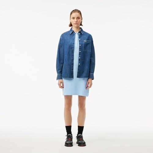 Image of Lacoste Women's Slim Fit Stretch Petit Pique Polo Dress