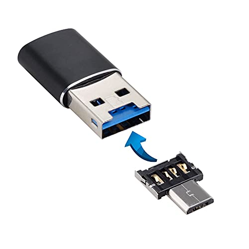 Nfhk Usb 3.0 To Micro Sd Sdxc Tf Card Reader With Micro Usb 5Pin Otg Adapter For Tablet/Cell Phone #TOP6