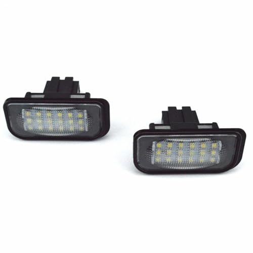 Luces traseras Montaje de luz placa matrícula LED Canbus para Mercedes para Benz Cclass W203 4 puertas 20012007 R230 W209 C209 A209 SL CLK Class LUCES TRASERAS UNIVERSALES LED(Pair)