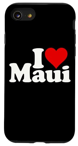 I LOVE HEART MAUI HAWAII �n���C�A������ �X�}�z�P�[�X iPhone SE (2020) / 7 / 8 �p