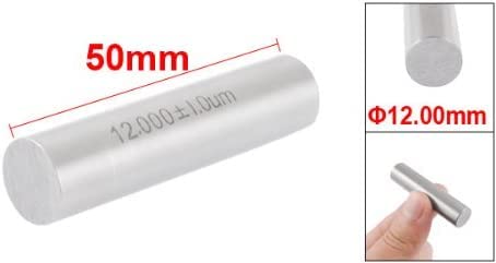 XYWHPGV 50mm Long 12.00mm Diameter Tungsten Carbide Cylinder Pin Gage Gauge(05d78 c93c0 84421 6b9ab 49809 c1592