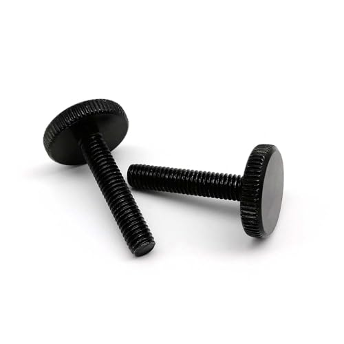 M3 M4 M5 M6 M8 M10 DIN653 GB835 �����[���b�g��������߂܂݃l�W�{���g�J�[�e���E�H�[���K���X���b�N�����܂݃l�W (Color : Black, Size : 10MM_M8 (2PCS))