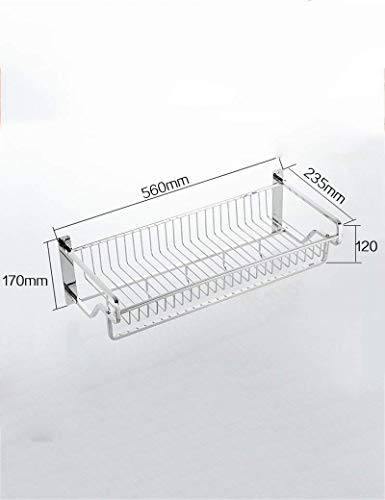 Toallero de baño de acero inoxidable con estante de baño y herraje colgante GZ