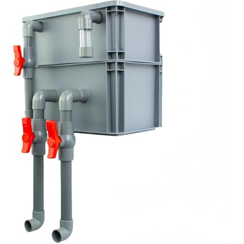 Wnbsiue�������𗘗p���������t�B���^�[�A�H�ƕ��̋T���� ���^�A���d�����^�[���I�[�o�[�{�b�N�X DIY �h���b�v�{�b�N�X �A���`�I�[�o�[�t���[ ���Ԋw�I�ȃv�[���_�f���㕔�h�߃V�X�e�� (2�K�F30*20*27.5)