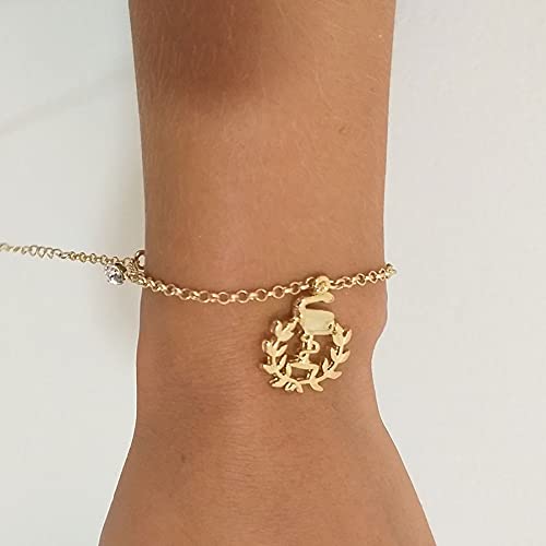 Pulseira Profissão Farmacia Folheada A Ouro 18k