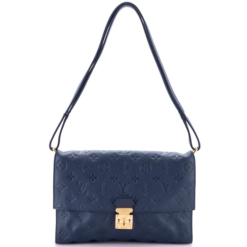 Pre-Loved Fascinante Handbag Monogram Empreinte Leather, Blue