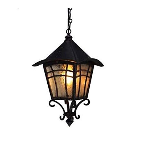 Lustre noir rétro robuste en aluminium moulé pour réparer un éclairage faible