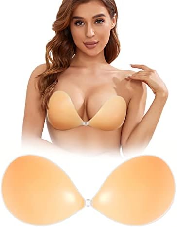 Soutien-Gorge Adhésif Push-up Egussi - Sans Bretelles, Invisible - Réutilisable - Auto-adhésif Pour Robes Dos Nu