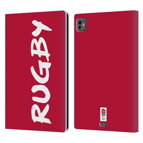 Étui portefeuille iPad Pro 11 M4 M5 England Rugby Rose protection cuir tablette 2024 2025