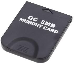8MB GC Memory Card for Nintendo Wii GameCube, Black