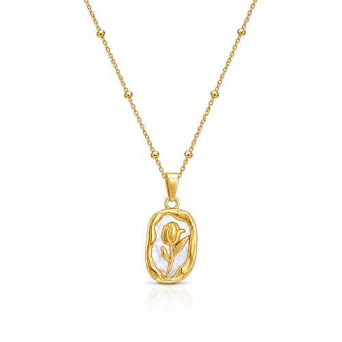 Vintage Rose Necklace Set For Women...