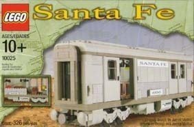 Lego Train - Santa Fe Carriage - Set 10025
