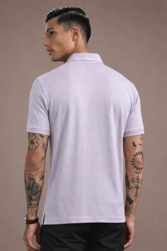 Image of ENDEAVOUR WEAR Men Men Short Sleeve Solid Cotton Rich Polo T Shirt | Collar Tshirts | Half Sleeves | Plain-Regular Fit