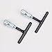 WSDMAVIS 2Pcs Portable Wing Nut Driver Reliable Manual T-Handle Tightening Tool for Eye Screws,C-Hook Bolts,Q-Hangers & Screw Hooks Hand Tool for Quick & Easy Installation