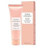 Klärendes Gel - 50g Tiefenreinigung Scrub, Feuchtigkeitsspendende Peeling Rezeptur Facial Exfolierer | Hautschuppen Entferner Für Gesicht Hände Füße Körper Beine Rücken, Sanfte Pflegecreme Auf Reisen