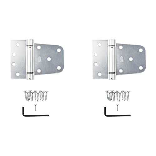 Image of National Hardware N342-584 3-1 /2' ZN HVY GATE Hinge, Zinc Plated