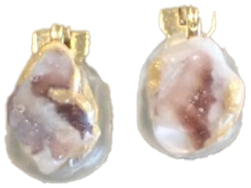 牡蠣の街 呉市産 牡蠣殻イヤリング[oyster shell jewelry]