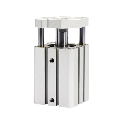 Cilindro de aire fino CQMB20mm con carrera de 5mm y varilla guía doble 7