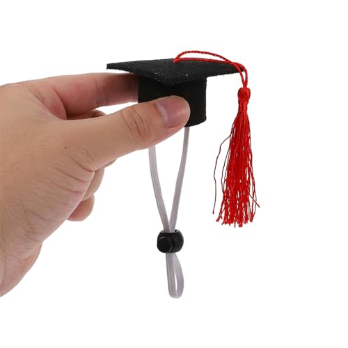 Sombrero de graduación para mascotas PRETYZOOM pequeño miniatura 4