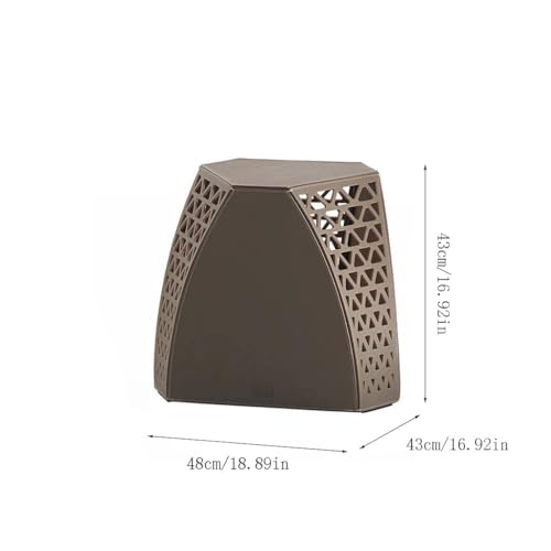 Petit repose-pieds ottoman moderne en cuir dur pour salon