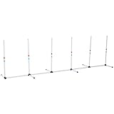 HOCHWERTIG: Feste und stabile Stange, sie muss nicht am Boden verankert werden, sie steht immer gerade