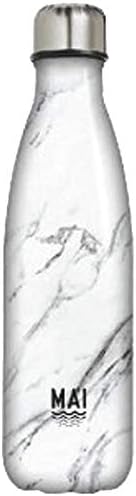 Robert Frederick Hydration Bottle, Marble White, Medium, 500 ml