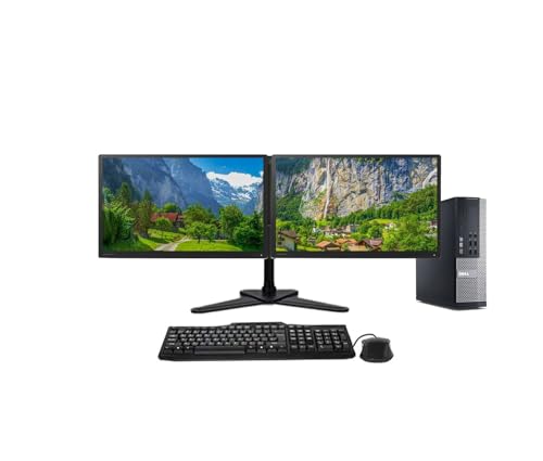 Dell 7020/9020 Dual Monitor Setup SFF PC - Intel Core i5 4th Gen, 16GB DDR3 RAM, 250GB SSD Storage, 22 Dell 7020/9020 Dual Monitor Setup SFF PC - Intel Core i5 4th Gen, 16GB DDR3 RAM, 250GB SSD Storage, 22
