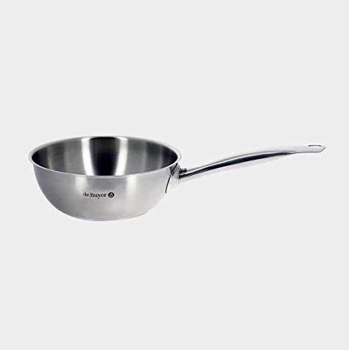 DE BUYER PRIM'APPETY, sauteuse conique, 16 cm, acier inoxydable