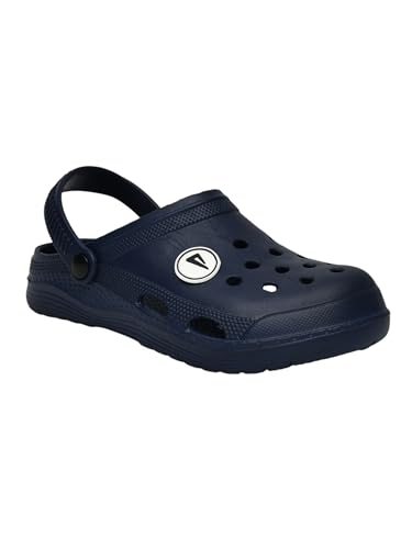 Impakto Slide N' Glide Comfortable Stylish Lightweight Water Resistant with Anti-Skid Soles Slippers for Men FT3059 Blue