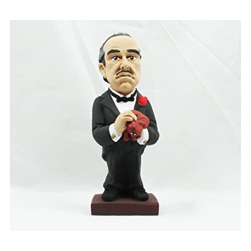 Figurine Le Padrino Marlon Brando resine artisanale haute fidelite