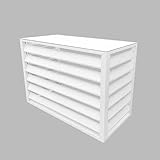 Cubierta de aluminio para unidad de aire acondicionado, elegante para...