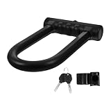 SOPOTUTU Candado Bicicleta U Tipo Resistente Antirrobo Portátil para Ciclismo Seguro Exterior y Motos
