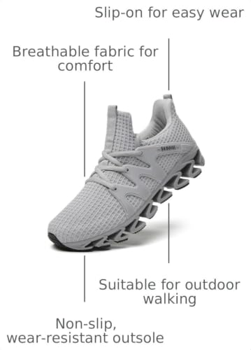 Image of SKDOIUL Running Shoes for Men Mesh Breathable Trail Runners Fashion Sneakers