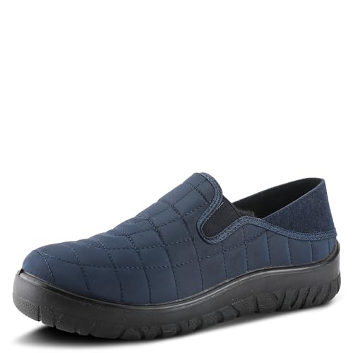 Image of Flexus Spring Step Mella Slip on Shoes for Women - Waterproof Nylon Loafer with Snow Grip Clip - Comfortable Ladies Shoes for Outdoor