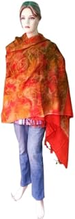 Indian wool shawl, Wool wrap Shawl, Gift for women friend, Womens winter scarf, Indian shawl, Tie Dye Shawl, FREE SHIPPING
